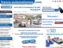 Tablet Screenshot of france-automatismes.com